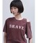 ショルダースリットロゴTシャツ