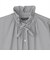 【COFREX】 フリルリボン ブラウス 長袖 レディースデザインシャツ
