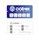 【COFREX】 ボタンダウン 長袖 形態安定 ワイシャツ