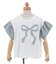 チェックリボンフリルＴシャツ