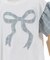 チェックリボンフリルＴシャツ