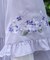 紫陽花刺繍フリルガウン