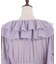 紫陽花刺繍フリルガウン
