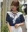 ローズ×レースレイヤードプルオーバー