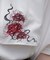 彼岸花刺繍ネクタイブラウス