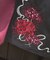 彼岸花刺繍ネクタイブラウス