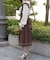 フリルサス付スカート