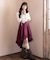 フィッシュテールジップスカート
