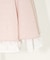 バイカラータックミニスカート