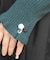 バラボトルネックリブニット