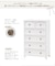 SHABBY WOOD 6Dチェスト
