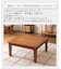 コンパクトこたつテーブル幅75cm