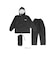 【当商品送料無料】レインウェア メンズ 上下 通販 通勤 通学 自転車 雨合羽 カッパ 高学年 ジュニア シンプル ブラック 黒 ゴルフ バイク