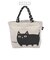 【当商品送料無料】ミニトートバッグ キャンバス 通販 猫 猫3兄弟 小さめ ミニ 小 かわいい 布 レディース ランチバッグ 猫三兄弟 ネコ ねこ