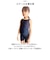 【当商品送料無料】スクール水着 セパレート スパッツ 通販 水着 スイムウェア 女の子 女児 子供水着 キッズ ジュニア ノースリーブ ネイビー 紺