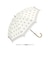 【当商品送料無料】because ビコーズ 晴雨兼用 長傘 刺繍 通販 雨傘 日傘 晴雨兼用傘 傘 かさ カサ 婦人傘 紫外線遮蔽 UV対策