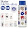 【当該商品送料無料】SKATER スケーター ボトル 350ml PDH4 通販 水筒 子供用水筒 マイボトル 六角形 クリア 透明 直飲み