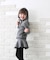 【当該商品送料無料】キッズ 女の子 おしゃれ 服 セットアップ 通販 上下セット 秋冬 72012402 長袖 パーカー スカッツ スカートパンツ