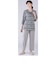 【当商品送料無料】セルヴァン パジャマ 低身長 通販 ルームウェア 上下セット 部屋着 レディース 前開き 襟なし 小さいサイズ プチサイズ 長袖