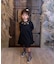 【当商品送料無料】Rora ワンピース 通販 ダリア ストーンワンピース 子供服 キッズワンピース 長袖 カジュアル チュール レース 女の子