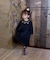 【当商品送料無料】Rora ワンピース 通販 ダリア ストーンワンピース 子供服 キッズワンピース 長袖 カジュアル チュール レース 女の子