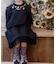 【当商品送料無料】Rora ワンピース 通販 ダリア ストーンワンピース 子供服 キッズワンピース 長袖 カジュアル チュール レース 女の子