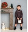 【当商品送料無料】Rora ワンピース 通販 ビオラ パール付きバルーンワンピース 子供服 ワンピ 長袖 フォーマルワンピース コクーン パール