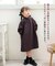 【当商品送料無料】Rora ワンピース 通販 ビオラ パール付きバルーンワンピース 子供服 ワンピ 長袖 フォーマルワンピース コクーン パール