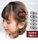 【当商品送料無料】Rora パッチン留め 2個セット 通販 ローラ ラナ スウェード パッチンピン パッチンどめ ヘアピン 髪留め 髪飾り ハート