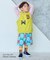 総柄ミニ裏毛ワイドタックハーフパンツ
