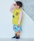 総柄ミニ裏毛ワイドタックハーフパンツ