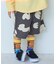 総柄ミニ裏毛ワイドタックハーフパンツ