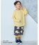 総柄ミニ裏毛ワイドタックハーフパンツ