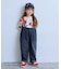 総柄長袖Tシャツ