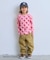総柄長袖Tシャツ