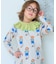 総柄長袖Tシャツ