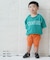 ストレッチサルエルハーフパンツ