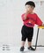 ストレッチサルエルハーフパンツ