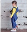 COTTON from U.S.A デニム3WAYフリルサロペット