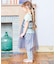 チュールフリルワンピース