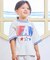 ラインリブ半袖Tシャツ
