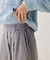 ウエストボタンタタックパンツ / ハンドウォッシャブル
