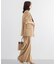 リネンストレッチセミワイドパンツ