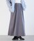 フィブリルカットサテンスカート / マシンウォッシャブル【JAPAN FABRIC】