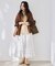 ピンタックボリュームスカート