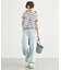 ＷボーダーコットンＴシャツ/マシンウォッシャブル