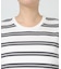 ＷボーダーコットンＴシャツ/マシンウォッシャブル