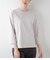 ストレッチトリコット バックファスナー7分袖Tシャツ