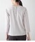 ストレッチトリコット バックファスナー7分袖Tシャツ