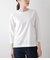 ストレッチトリコット バックファスナー7分袖Tシャツ
